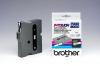 Ruban BROTHER TX211 pour �tiqueteuses (noir/blanc) 6 mm lamin�